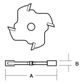 4 FLUTE SLOTTING CUTTER ONLY - CARBIDE TIPPED