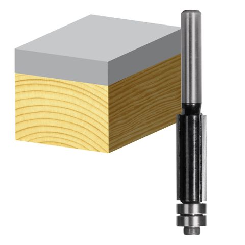 2 FLUTE FLUSH TRIM BIT DOUBLE BALL BEARING 12.7MM