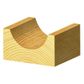 2 FLUTE CORE BOX BIT 38MM TCT, 1/2 SHK
