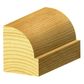 BEADING BIT FINE POINT 1/4 RAD TCT, 2 FLT 1/2 SHK