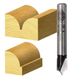 BEADING BIT FINE POINT 1/4 RAD TCT, 2 FLT 1/2 SHK