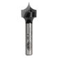 BEADING BIT FINE POINT 1/4 RAD TCT, 2 FLT 1/2 SHK