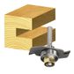 2 FLUTE SLOT CUTTER WITH BALL BEARING GUIDE 2.8MM