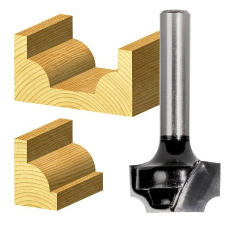 BEADING BIT 3.2MM RAD. TCT 1/2 SHK