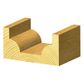 BEADING BIT WIDE BOTTOM 6.35MM RADIUS TCT 1/2 SHK