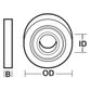 BALL BEARING SHIELDED O.D 3/4 - I.D 3/16