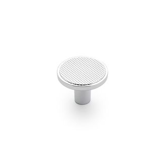 MONACO KNOB 30MM ROUND POLISHED CHROME (CASTELLA)
