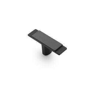 MONACO KNOB 'T' 60MM MATT BLACK (CASTELLA)