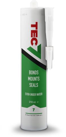 TEC7 MOUNT & SEAL WHITE 310ML CARTRIDGE
