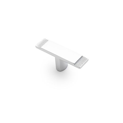 MONACO KNOB 'T' 60MM POLISHED CHROME (CASTELLA)
