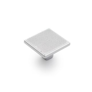 MONACO KNOB 35MM SQUARE POLISHED CHROME (CASTELLA)