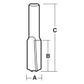 STRAIGHT BIT DOWN SHEAR LNG 3/4 TCT 1/2 SHK