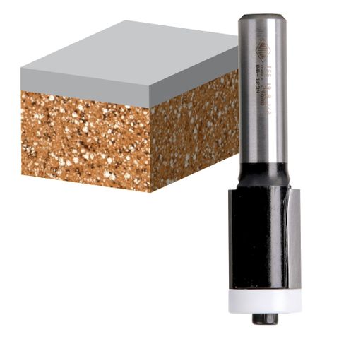 FLUSH TRIM BIT WITH BALL BEARING GUIDE 19MM TCT 1/2