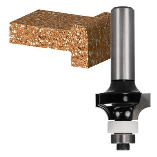 COUNTER TOP BIT WITH BALL BEARING GUIDE 1/4 SHANK