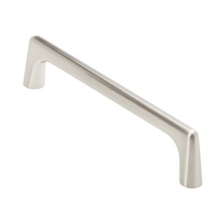 VJS HANDLE 1343 BRUSHED NICKEL 128MM (ROUNDED 'D')