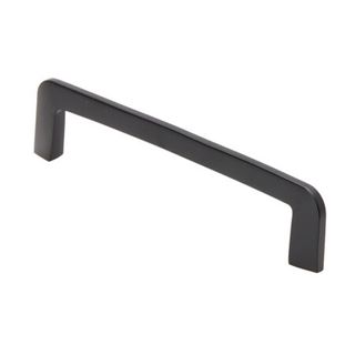 VJS HANDLE 1378 BLACK 128MM (S/LINE 'D' ROUNDED)