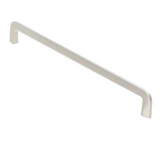 VJS HANDLE 1378 BRUSHED NICKEL 256MM (S/LINE 'D' ROUNDED)