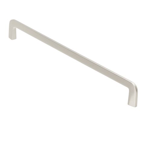 VJS HANDLE 1378 BRUSHED NICKEL 256MM (S/LINE 'D' ROUNDED)