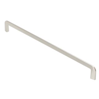 VJS HANDLE 1378 BRUSHED NICKEL 320MM (S/LINE 'D' ROUNDED)