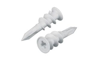 HAFELE WALL MATES/ANCHOR - WHITE NYLON (NO LONGER AVAILABLE)