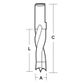 ROUTER DOWEL DRILL 10MM RIGHT