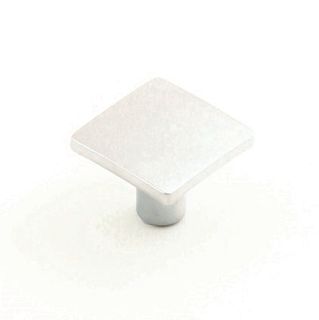 TILE KNOB 32MM SATIN CHROME (CASTELLA)