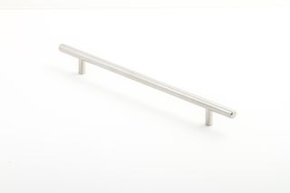 PORTAL HANDLE 224MM SATIN S/STEEL (RAIL) (CASTELLA)