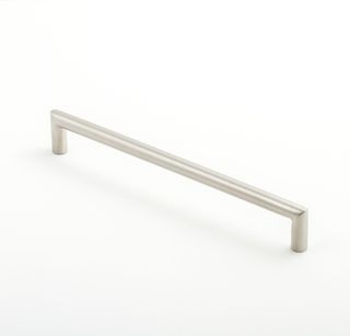 TUBULAR HANDLE 224MM SATIN S/STEEL (CASTELLA)