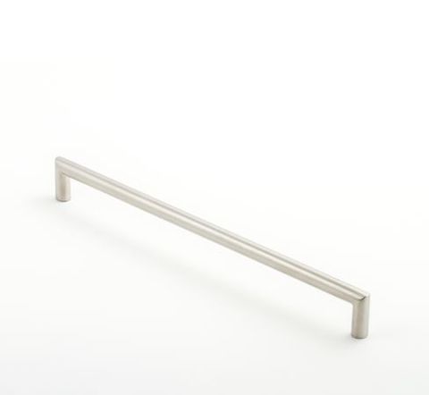 TUBULAR HANDLE 288MM SATIN S/STEEL (CASTELLA)