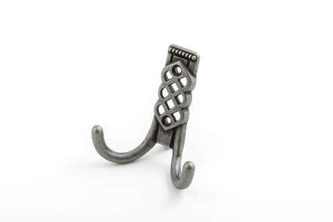 VENETIAN HOOK 86MM DOUBLE PEWTER (CASTELLA)