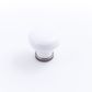 MANOR KNOB 30MM WHITE/ PEWTER (CASTELLA)