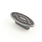 NOUVEAU KNOB 32MM OVAL ANTIQUE BRASS (CASTELLA)