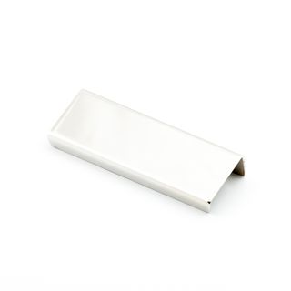 LEDGE PULL 100MM POLISHED STAINLESS STEEL (CASTELLA)