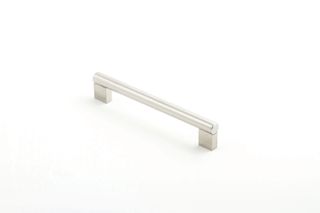FLUTE HANDLE 160MM SATIN STAINLESS STEEL (CASTELLA)