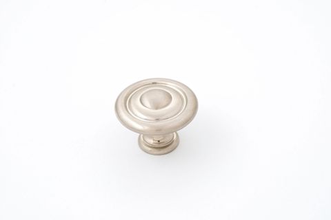 SHAKER KNOB 35MM FLUTED SATIN NICKEL (CASTELLA)