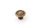 SHAKER KNOB ANTIQUE BRASS