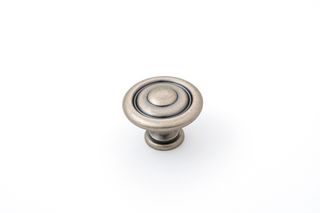 SHAKER KNOB 35MM FLUTED PEWTER (CASTELLA)