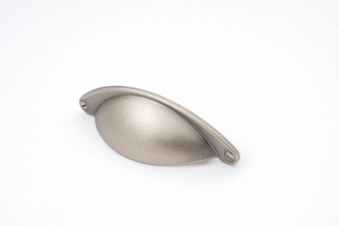 SHAKER PULL 64MM CUP PEWTER (CASTELLA)