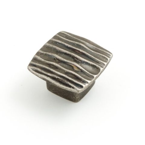 RIPPLE KNOB 42MM RUSTIC TIN (CASTELLA)