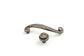 PLUME KNOB 30MM RUSTIC TIN (CASTELLA)