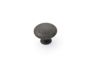 SHAKER KNOB 35MM PLAIN ANTIQUE BLACK (CASTELLA)