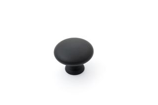SHAKER KNOB 35MM PLAIN MATT BLACK (CASTELLA)