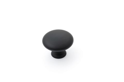 SHAKER KNOB 35MM PLAIN MATT BLACK (CASTELLA)