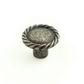 REGENT KNOB 34MM RUSTIC TIN (CASTELLA)