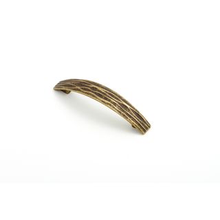 RIPPLE HANDLE 96MM ANTIQUE BRASS (CASTELLA)