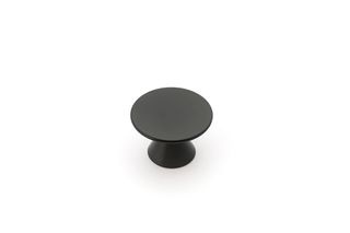 DISC COAT HOOK 60MM MATT BLACK (CASTELLA)