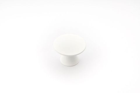 DISC COAT HOOK 60MM MATT WHITE (CASTELLA)