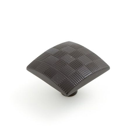 TESSELATE KNOB 34MM OIL RUBBED BRONZE (CASTELLA)