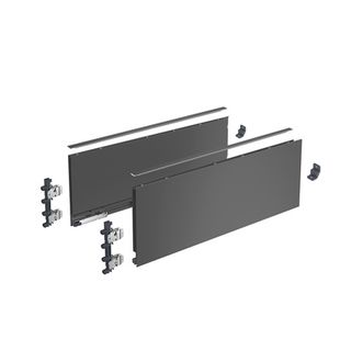 HET AVANTECH YOU DRAWER SIDE PROFILE SET 187H X 500MM - ANTHRACITE