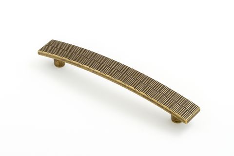 TESSELATE HANDLE ANTIQUE BRASS